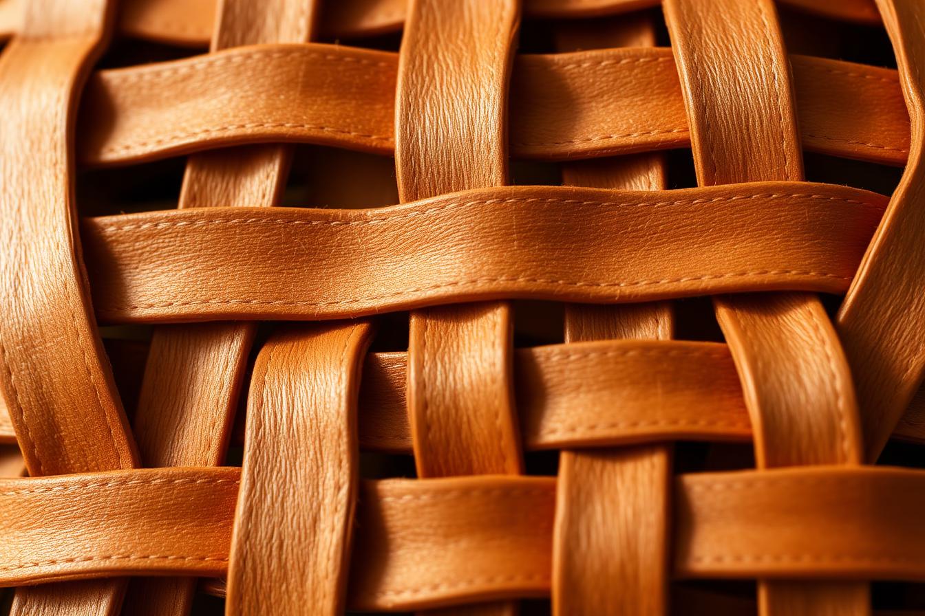 The Lattice — macro detail of interlaced construction